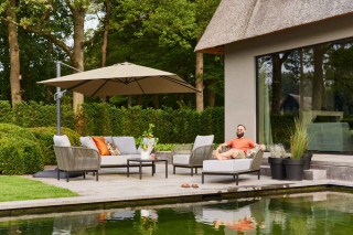ancona nee arezzo loungeset met loungebed hartman 
